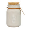 SOY CANDLE 'LET LOVE RULE' FIGS DELIGHT 5X8CM