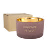 SOY CANDLE 'CHAMPAGNE PLEASE' FIGS DELIGHT 90X90X50 - Image 2