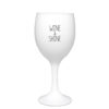 SOY CANDLE 'WINE AND SHINE' FRESH COTTON 7X15CM