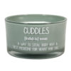 SOY CANDLE CUDDLES MINTY BAMBOO 90X90X50MM 4/PK