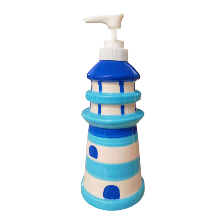 SOAP DISPENSER LIGHTHOUSE 8X18CM Pergamos