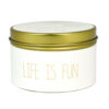 SOY CANDLE 'LIFE IS FUN' FIGS DELIGHT 8X5CM