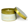SOY CANDLE 'LUCK' MINTY BAMBOO 6X4CM