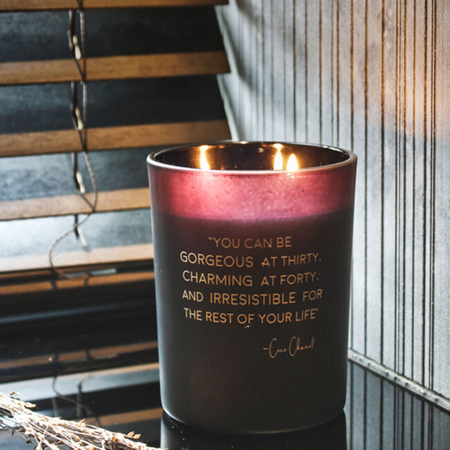 SOY CANDLE GORGEOUS CHARM IRRESST WRM CASHMERE 10X125MM 4/PK - Image 3