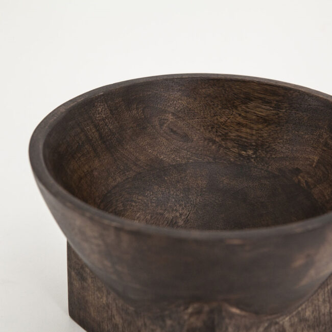 BOWL BORA SMALL BROWN 17X17X10CM - Image 2