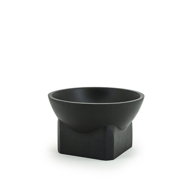 BOWL BORA SMALL BLACK 17X17X10CM