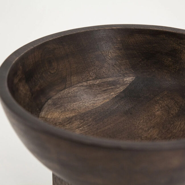 BOWL BORA MEDIUM BROWN 20X20X16CM - Image 2