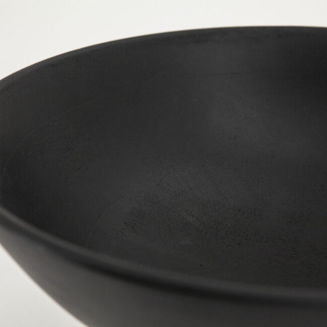 BOWL BORA LARGE BLACK 30X30X17CM - Image 5