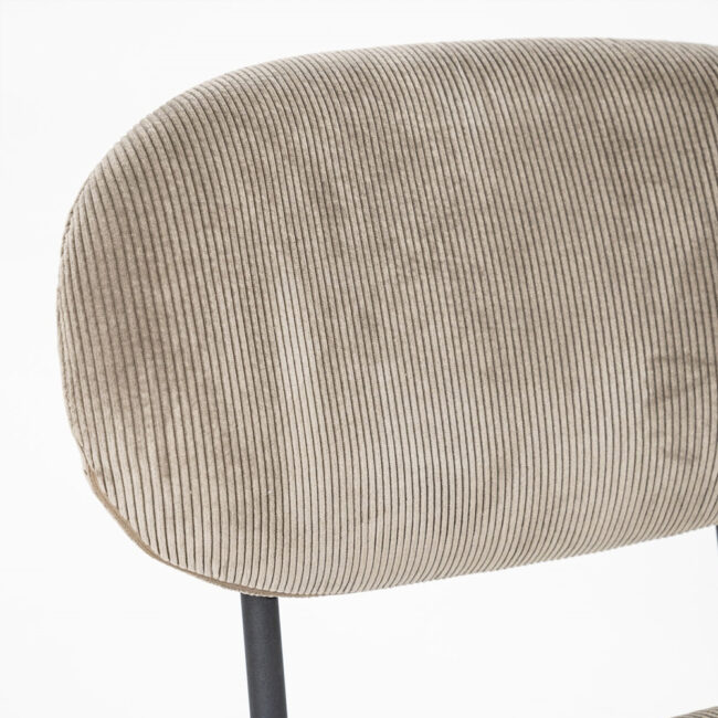 CHAIR COSMO TAUPE 50X62X80CM - Image 4