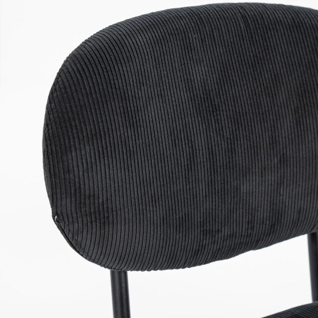 CHAIR COSMO BLACK 50X62X80CM - Image 4
