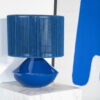 TABLE LAMP JIVE BLUE 29X29X38CM - Image 2