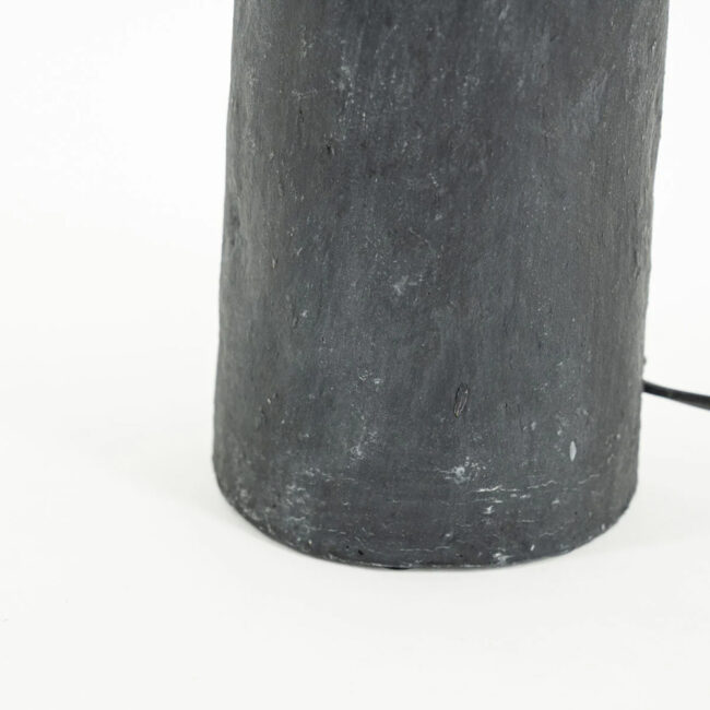 TABLE LAMP SANA GREY 30X30X45CM - Image 3