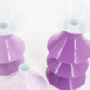 SET OF 3 CANDLEHOLDER YACK LILAC - Image 2