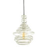 WALL LAMP COIL BEIGE 19X19X30CM