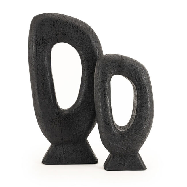 DECOR CORE LARGE BLACK 21X8X39CM - Image 2