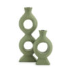 CANDLEHOLDER TORCH LARGE GREEN 18X7X48CM - Image 3