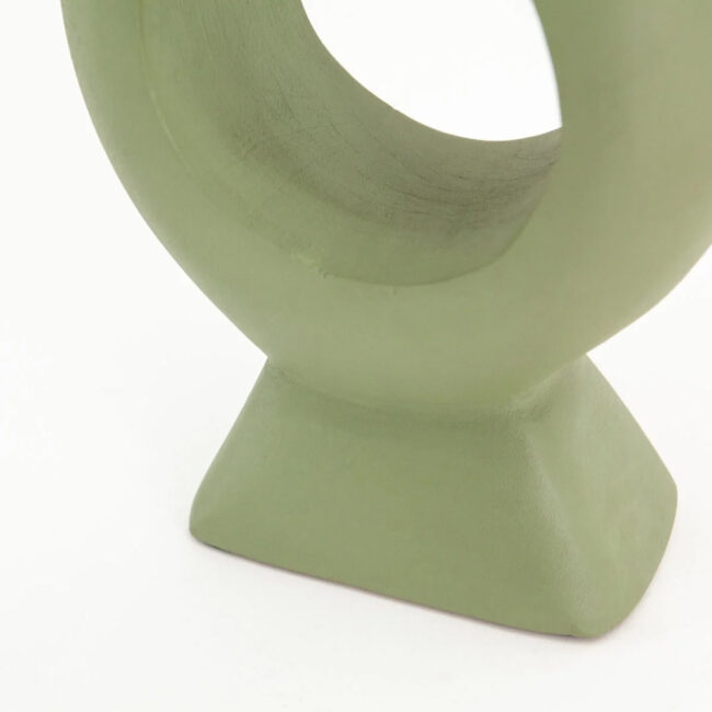 CANDLEHOLDER TORCH LARGE GREEN 18X7X48CM - Image 5