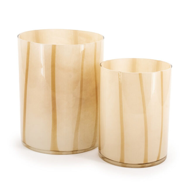 VASE HURRICANE NIALA BEIGE - Image 3