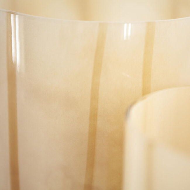 VASE HURRICANE NIALA BEIGE - Image 4