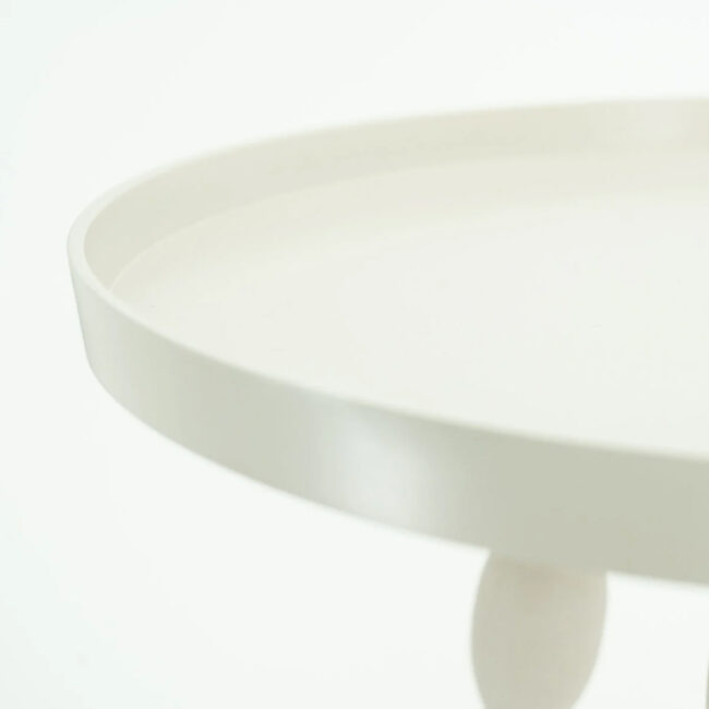 SIDE TABLE BEAN OFF-WHITE 36X48CM - Image 2