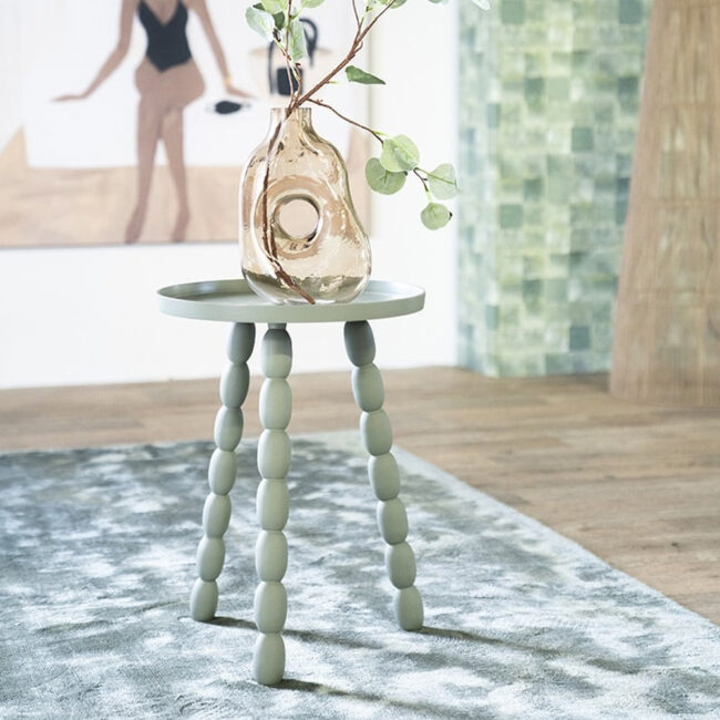 SIDE TABLE BEAN GREEN 36X48CM - Image 2