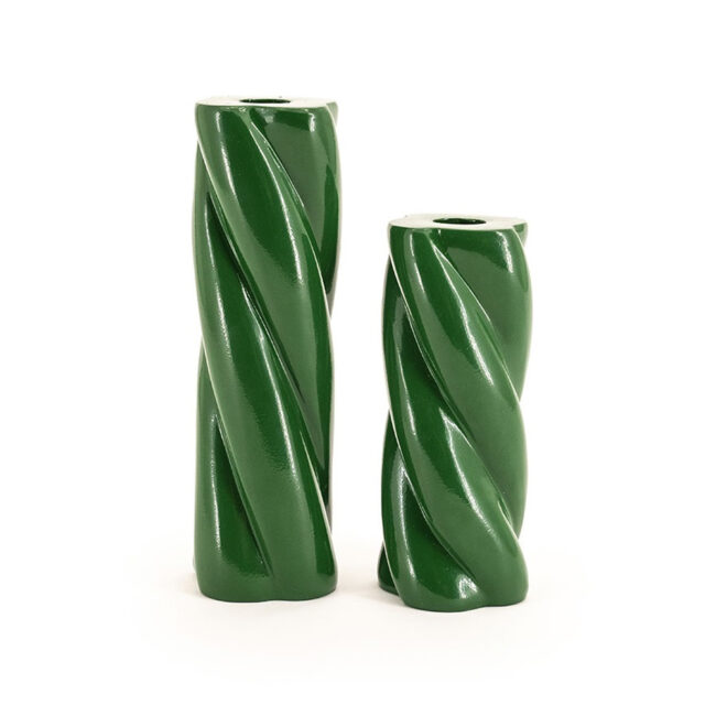 CANDLEHOLDER CHUPPA LARGE GREEN 10X10X21CM - Image 3
