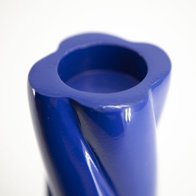 CANDLEHOLDER CHUPPA SMALL BLUE 9X9X16CM - Image 4