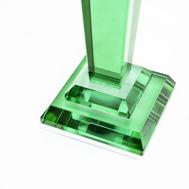 CANDLEHOLDER PRESLY GREEN 27X9X35CM - Image 3