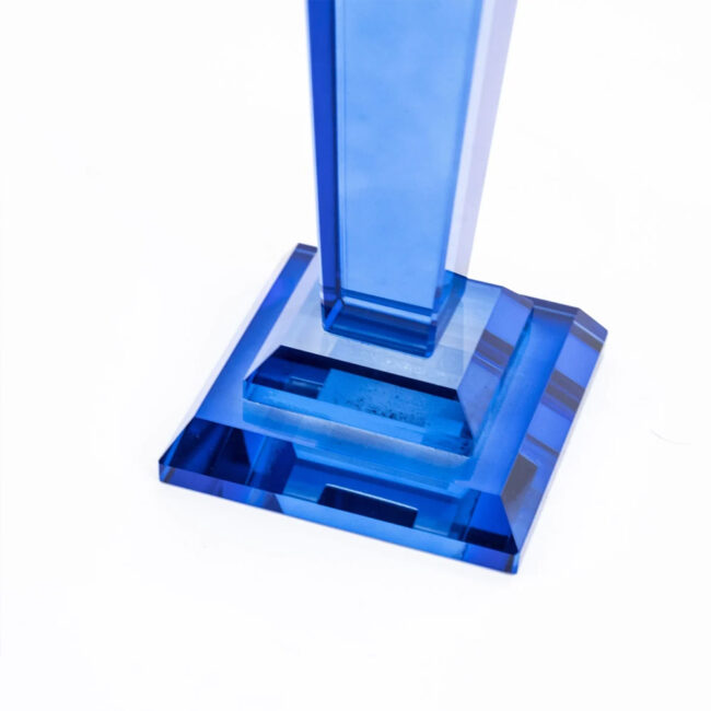 CANDLEHOLDER PRESLY BLUE 27X9X35CM - Image 4
