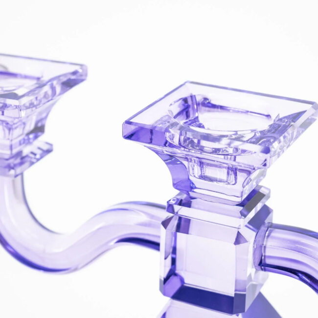 CANDLEHOLDER PRESLY LILAC 27X9X35CM - Image 3
