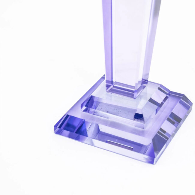 CANDLEHOLDER PRESLY LILAC 27X9X35CM - Image 4