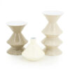SET OF 3 CANDLEHOLDER YACK BEIGE