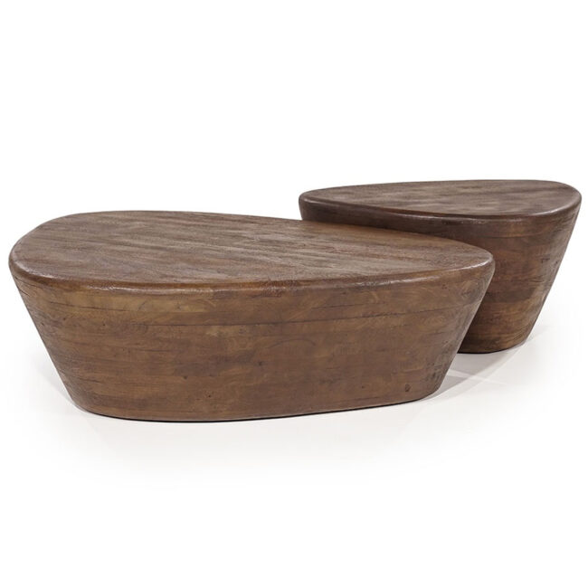 COFFEE TABLE MILA BROWN 107X78X30CM - Image 6