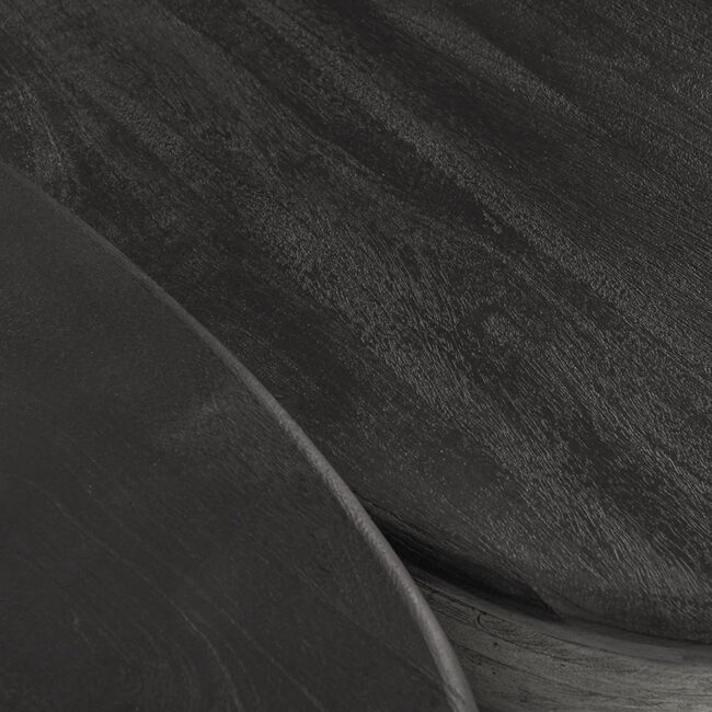 COFFEE TABLE MILA BLACK 70X53X35CM - Image 3