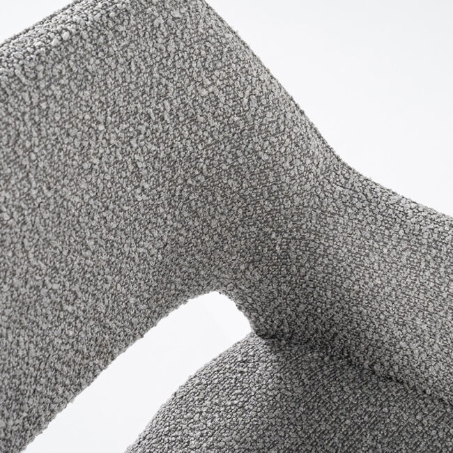 CHAIR FABIO GREY SPARK 56X58X86CM - Image 3