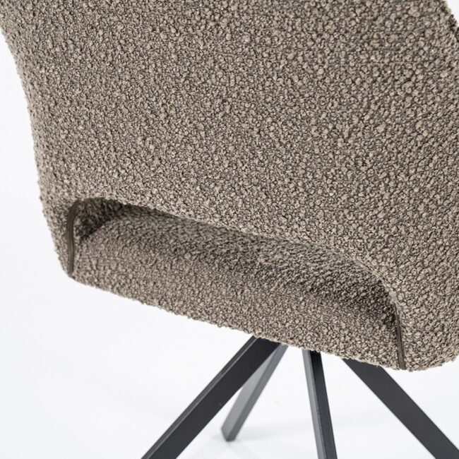 CHAIR FABIO BROWN SPARK 56X58X86CM - Image 4