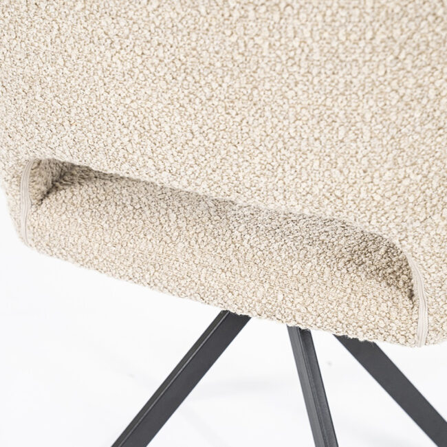 CHAIR FABIO SAND SPARK 56X58X86CM - Image 4