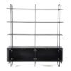 WALLCABINET JAMES BLACK 190X47X210CM - Image 2