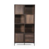 CABINET JIMMY BROWN 90X40X180CM