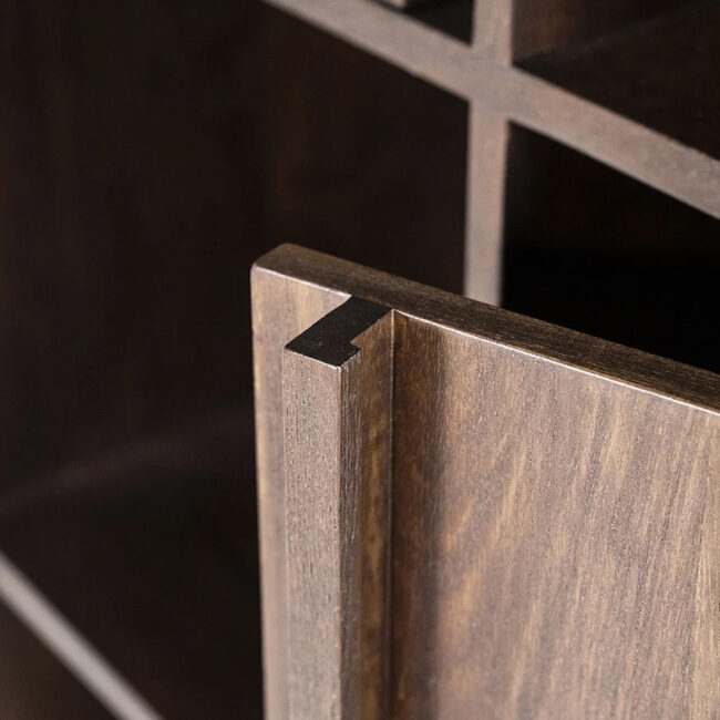 CABINET JIMMY BROWN 90X40X180CM - Image 7