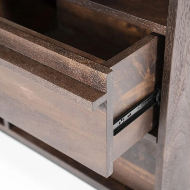 CABINET JIMMY BROWN 90X40X180CM - Image 6