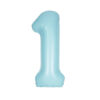 BLUE NUMBER 1FOIL BALLOON 86.3CM - Image 2
