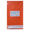 PLASTIC TABLECOVER OCTYROUND ORANGE 213CM