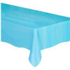PLASTIC RECTANGULAR TABLECOVER BLUE 137X274CM - Image 2