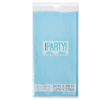 PLASTIC RECTANGULAR TABLECOVER BLUE 137X274CM