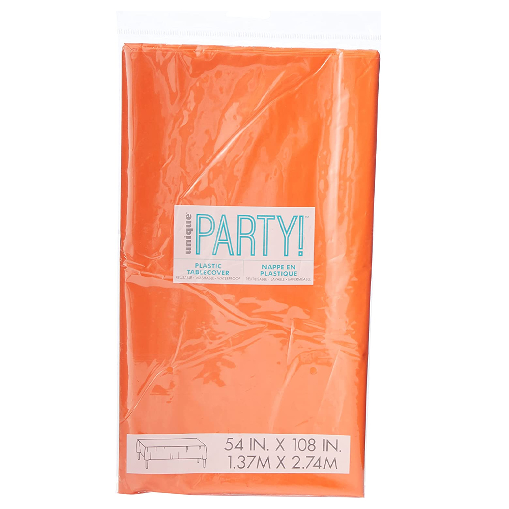 Nappe plastique orange