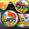 PAPER PLATES CONSTRUCTION 23CM 8PCS - Image 2