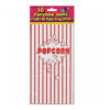 PAPER POPCORN BAGS 13X8X25CM 10PCS