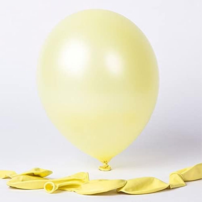 LATEX BALLOON PEARL IVORY 30CM 8PCS - Image 2