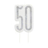 CANDLE NUMBER 50 GLITZ BLACK - Image 2